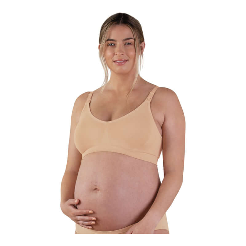 Bravado Designs Body Silk Seamless Sustainable Nursing Bra - Butterscotch
