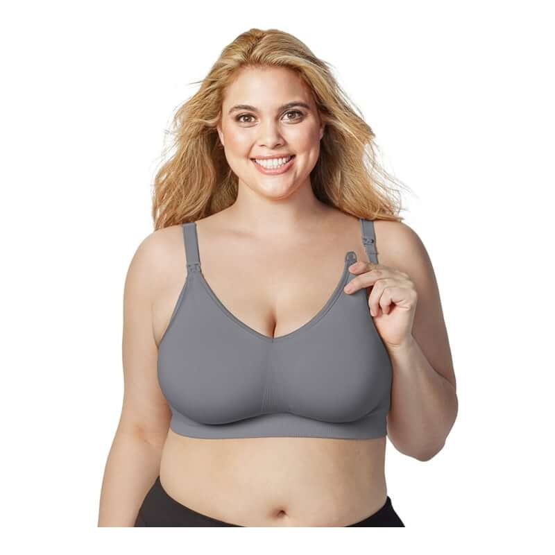 Bravado Designs Body Silk Seamless Sustainable Nursing Bra - Silver Belle