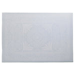 Milk It Baby Boho Blue and Beige Leaf Reversible Playmat