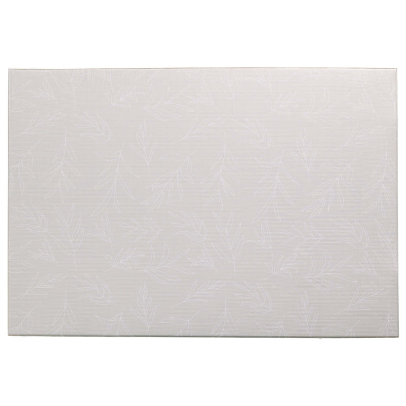 Milk It Baby Boho Blue and Beige Leaf Reversible Playmat