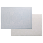 Milk It Baby Boho Blue and Beige Leaf Reversible Playmat