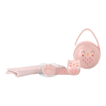 Suavinex Bonhomia Owl Baby 4 piece Gift Set -  Pink