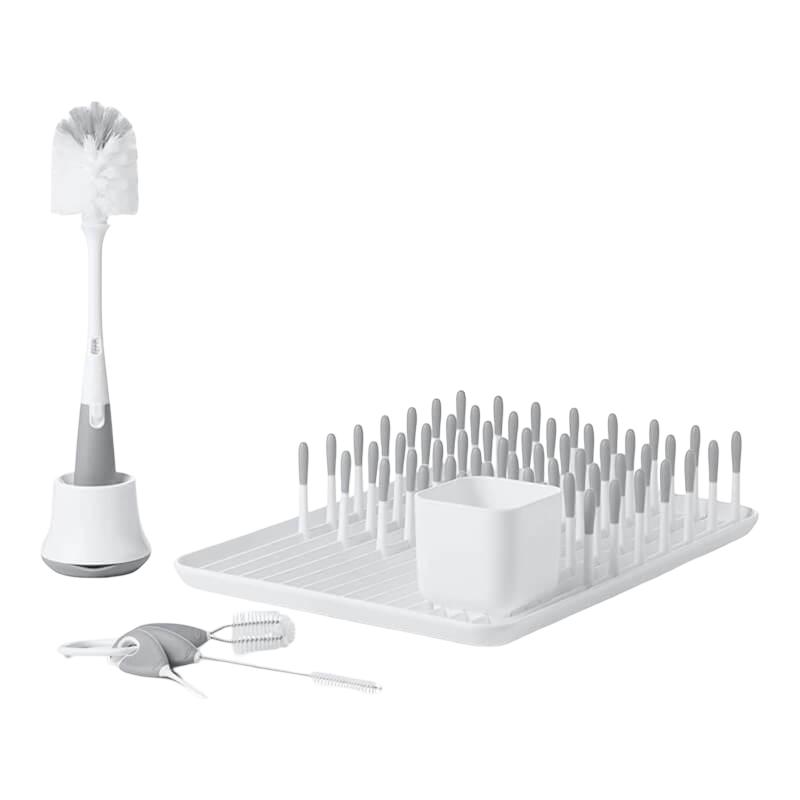 OXO Tot Baby Bottle & Cup Cleaning Set - Grey