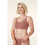 Bravado Designs Body Silk Seamless Sustainable Nursing Bra - Roseclay