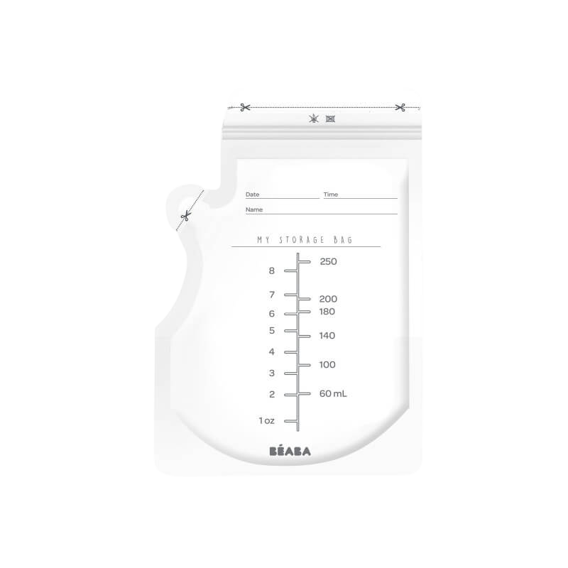 Beaba 250ml Breast Milk Storage Bags Pack of 50