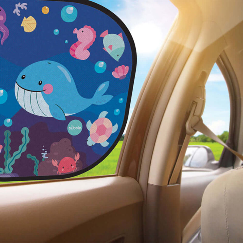 Bubble Cling Sunshade - Under the Sea (2 pcs)