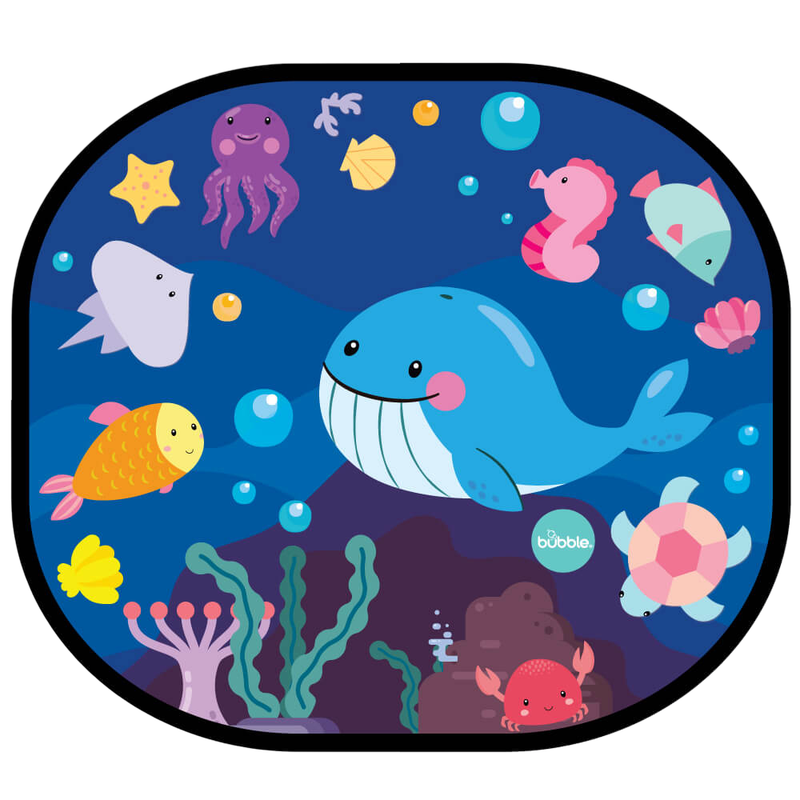 Bubble Cling Sunshade - Under the Sea (2 pcs)
