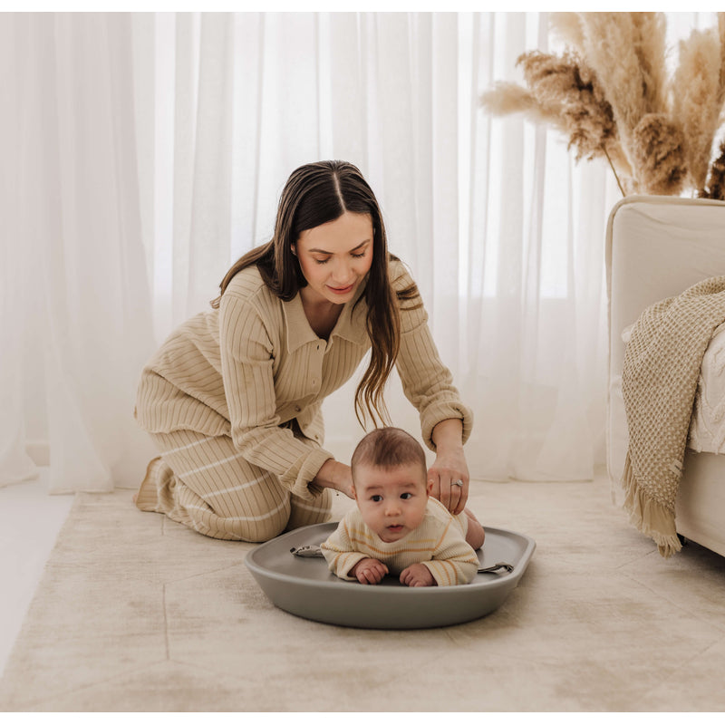 Bubble Cuddle Changing Mat - Grey