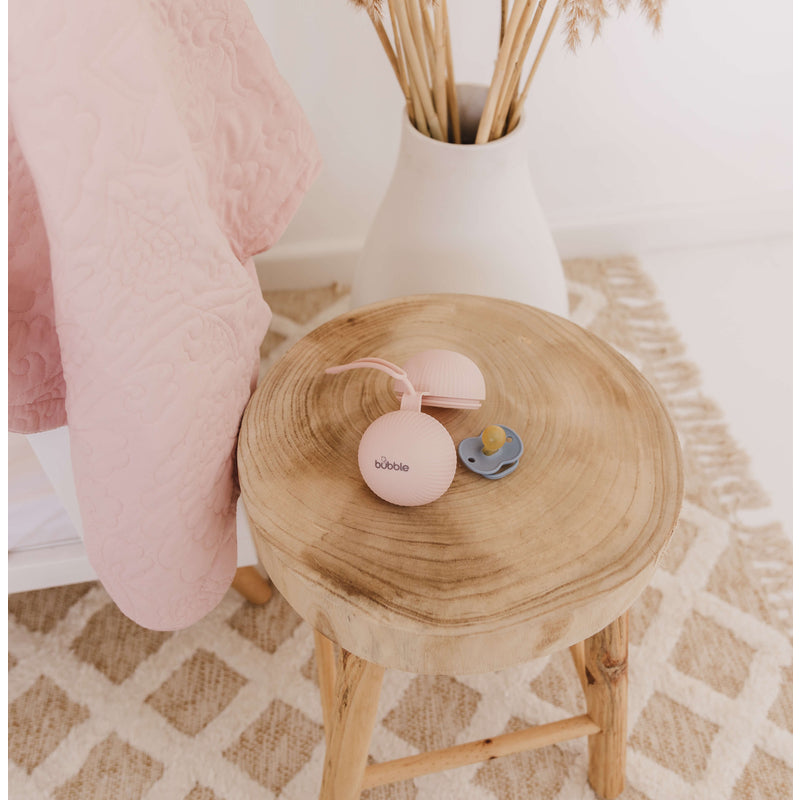 Bubble Silicone Baby Pacifier Pacifier Holder - Pink