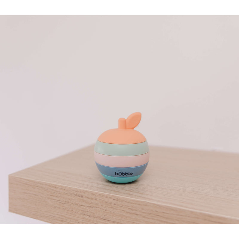 Bubble Silicone Stacking Apple Baby Teether Toy
