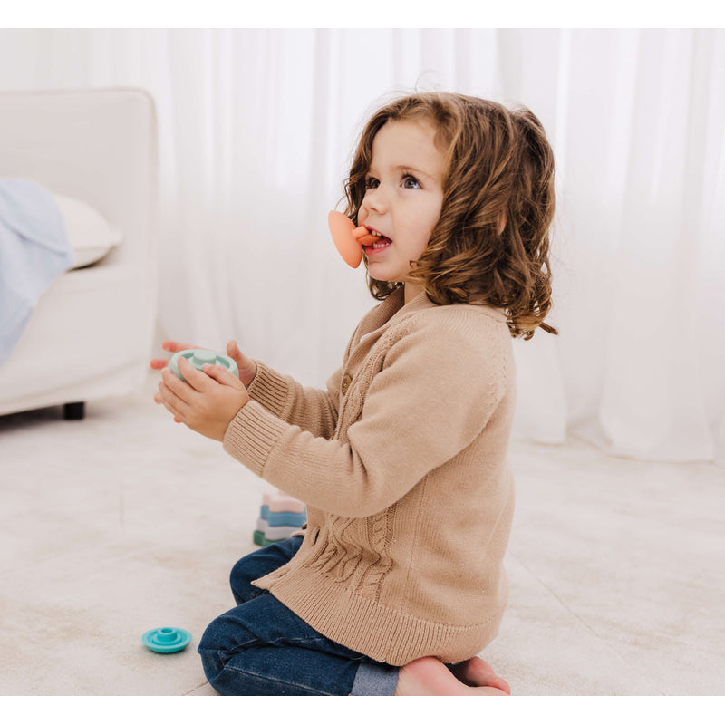 Bubble Silicone Stacking Apple Baby Teether Toy