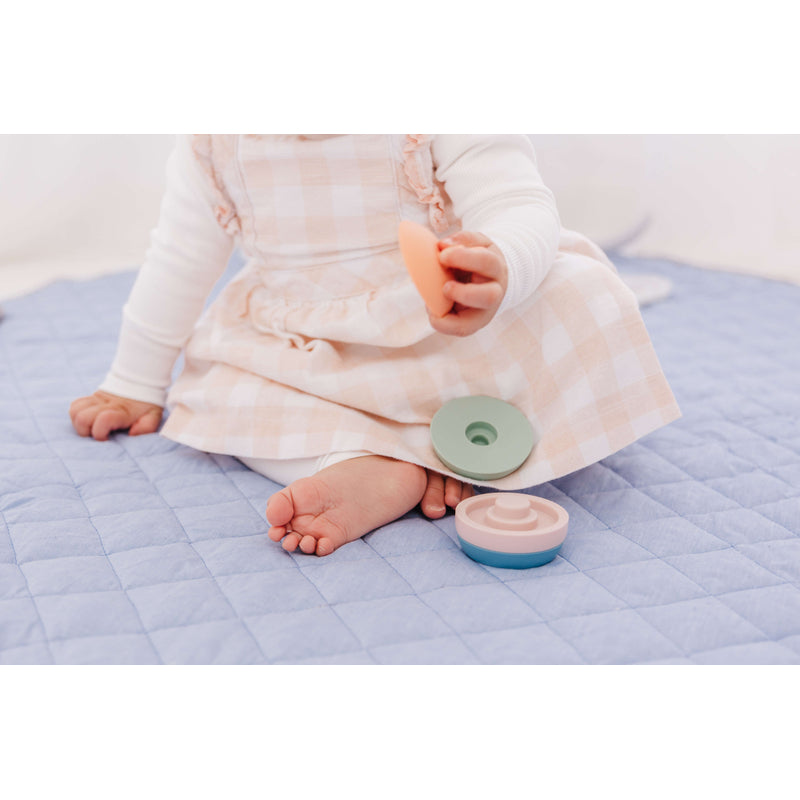 Bubble Silicone Stacking Apple Baby Teether Toy