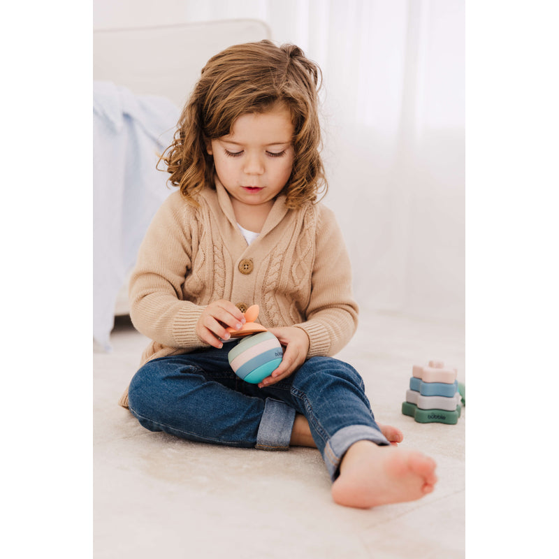 Bubble Silicone Stacking Apple Baby Teether Toy