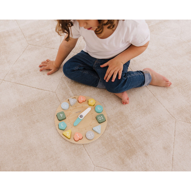 Bubble Wooden Learning Clock
