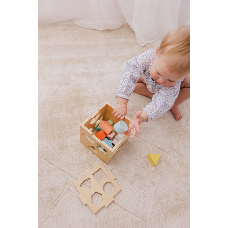 Bubble Wooden Shape Sorting Cube