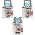 Yankee Candle Car Air Fresheners, Ultimate 3-pack Hanging Car Jar (Coconut Beach)