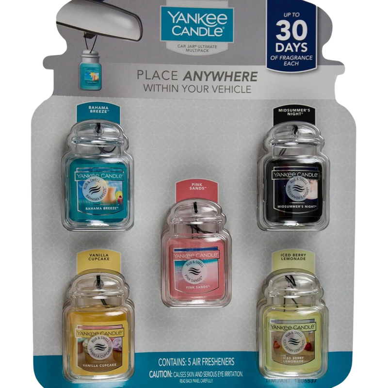 Yankee Candle Car Air Fresheners, Ultimate Multi Pack of 5
