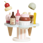 Le Toy Van Wooden Ice Cream Stand & Toppings