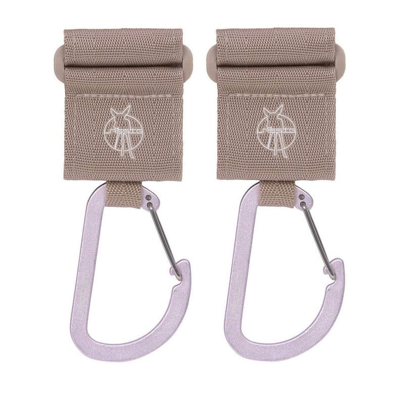 Lassig Cas Stroller Hooks With Carabiner 2 Pack