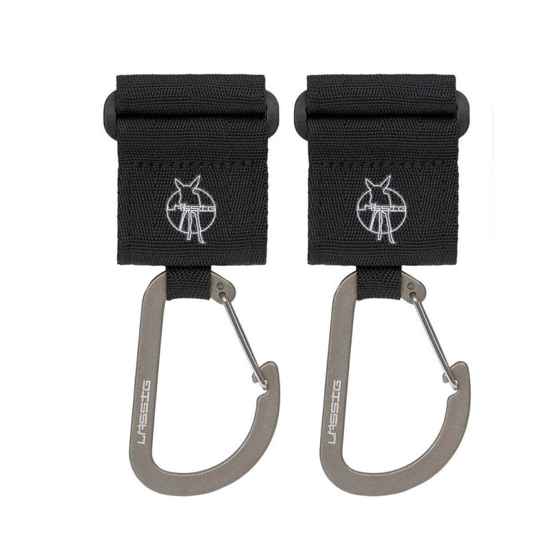 Lassig Cas Stroller Hooks With Carabiner 2 Pack