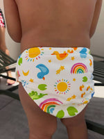 Charlie Banana Reusable Swim Diaper Snaps - Hello Sunshine