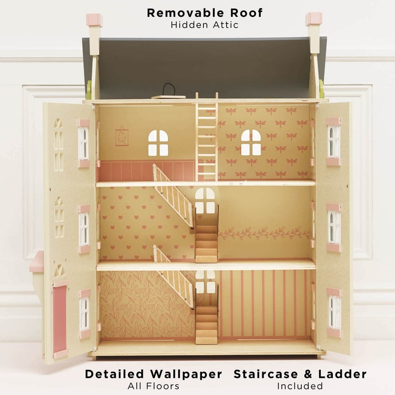 Le Toy Van Cherry Tree Hall Wooden Dolls House