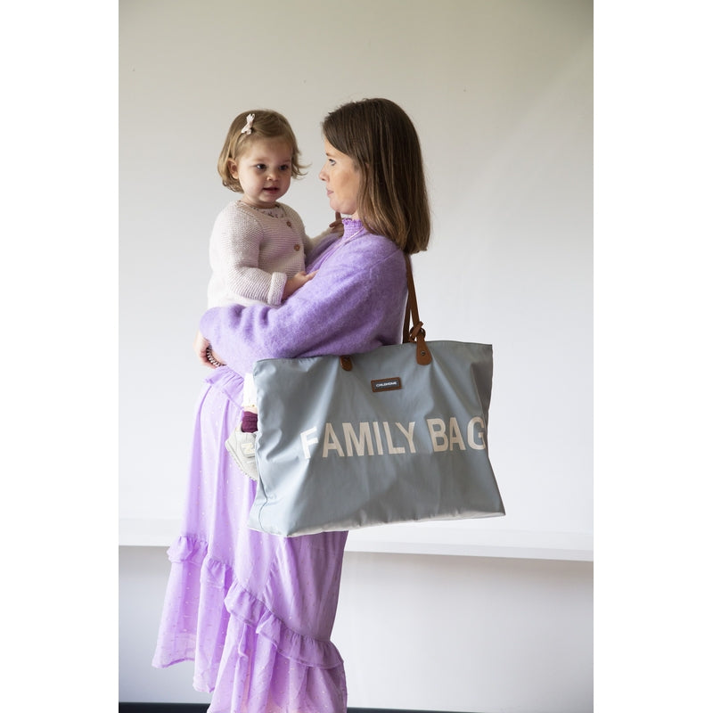 Childhome Family Bag - Grey/Offwhite