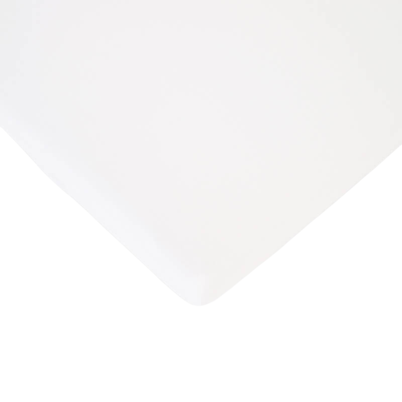 Childhome Fitted Sheet - Organic Cotton, White