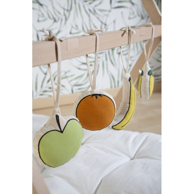 Childhome Gymtoys Canvas Fruit Set Of 4Pcs