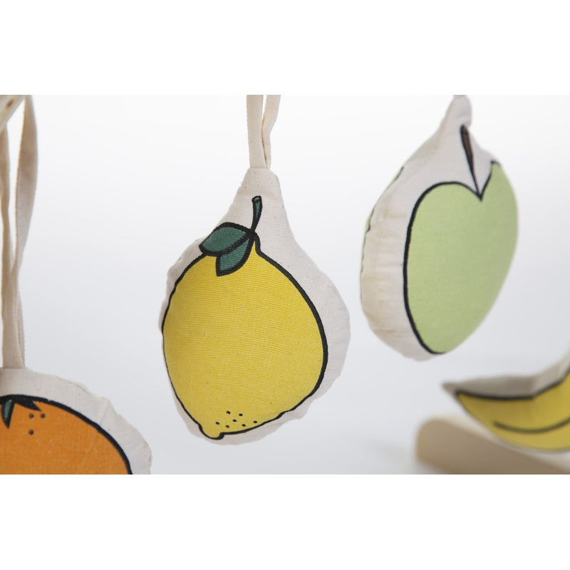 Childhome Gymtoys Canvas Fruit Set Of 4Pcs
