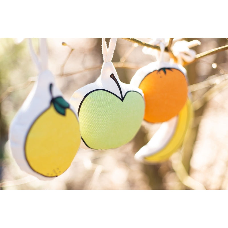 Childhome Gymtoys Canvas Fruit Set Of 4Pcs