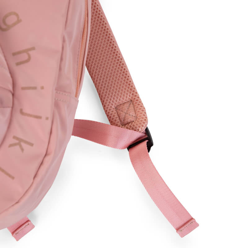 Childhome Kids School Back Pack Big ABC - Pink/Copper