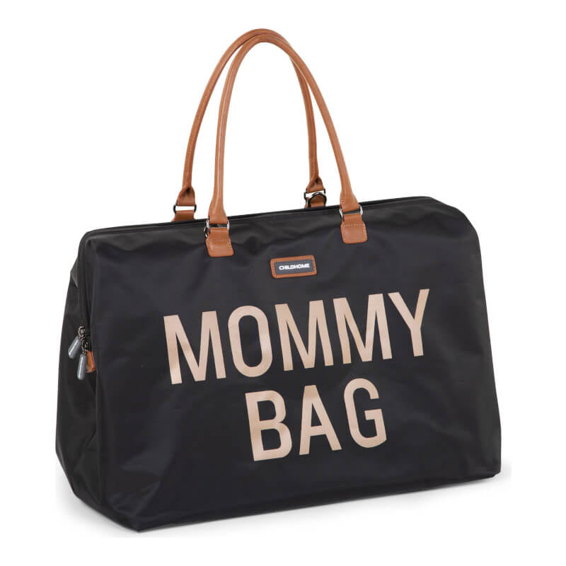 Childhome Mommy Nursery Bag - Black/Gold