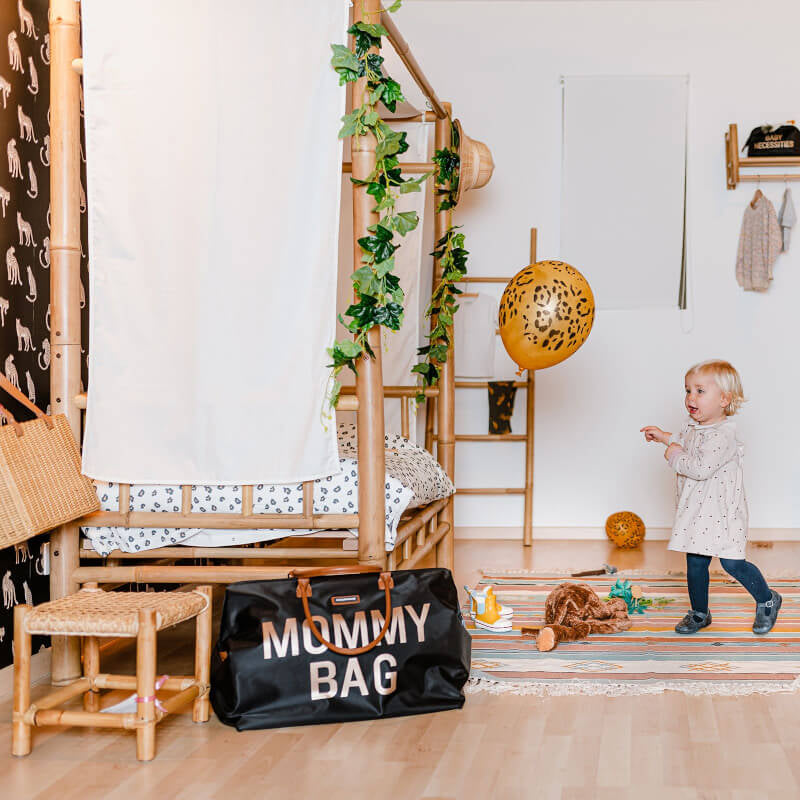 Childhome Mommy Nursery Bag - Black/Gold