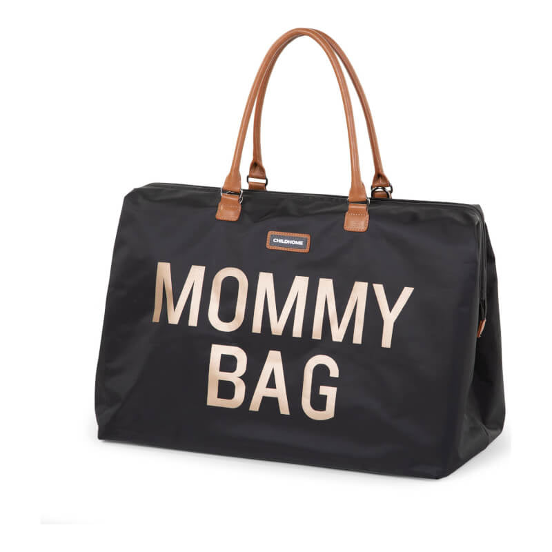Childhome Mommy Nursery Bag - Black/Gold