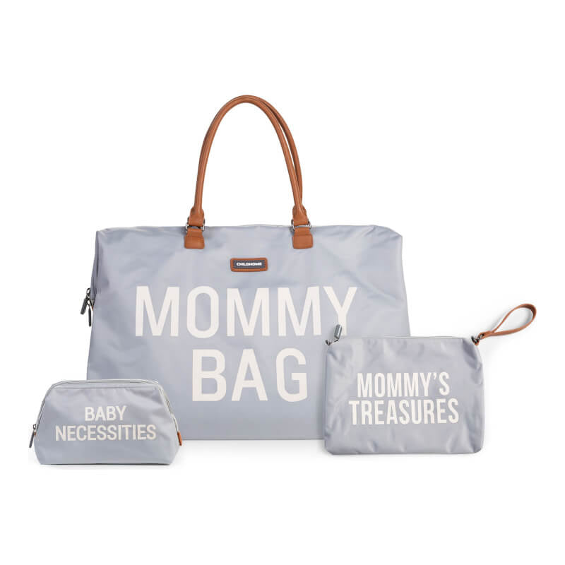 Childhome Mommy Nursery Bag - Grey/Off White