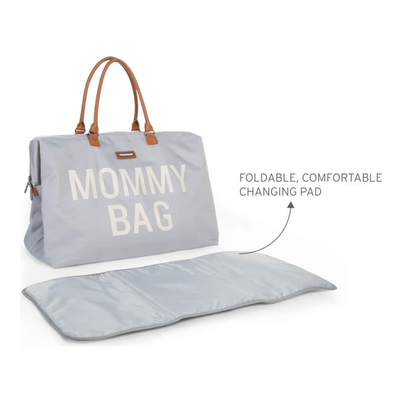 Childhome Mommy Nursery Bag - Grey/Off White