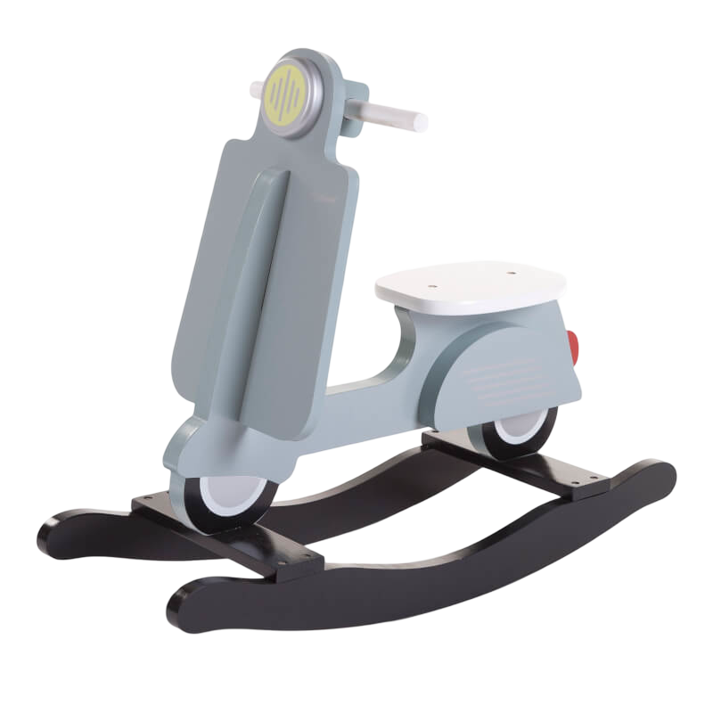 Childhome Rocking Scooter - Mint Blue / Black