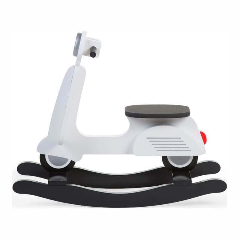 Childhome Rocking Scooter - White / Black