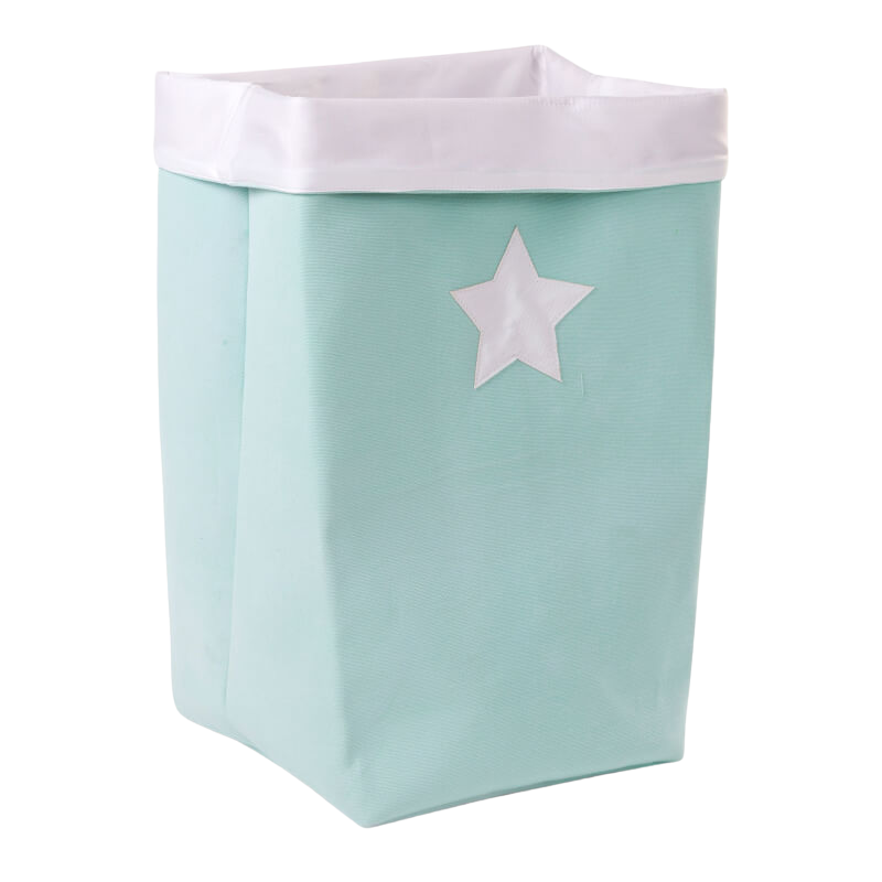 Childhome Storage Basket - Canvas, Mint White