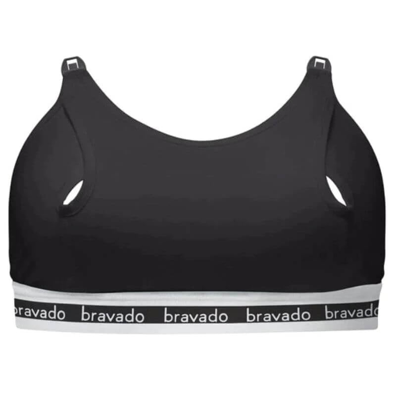 Bravado Designs Clip and Pump Hands-Free Nursing Bra Accessory - Black