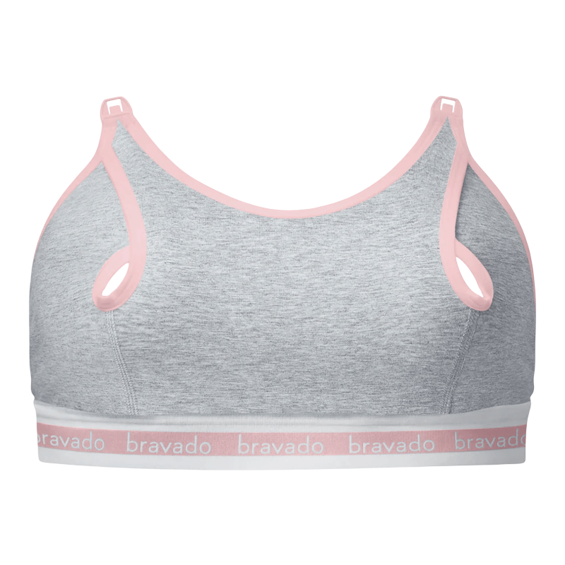 Bravado Designs Clip and Pump Hands-Free Nursing Bra Accessory - Dove Heather
