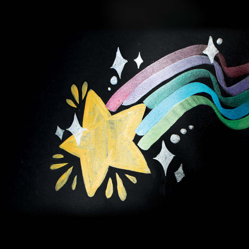 Ooly Color Lustre Metallic Colors Brush Markers - Set of 10