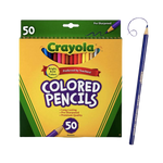 Crayola Colored Pencils, 50 Count Long