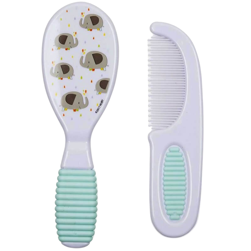Nuby Comb and Brush - Elephant