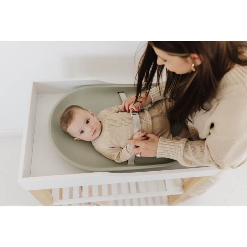 Bubble Cuddle Changing Mat - Sage