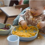 Beaba Curved Silicone Suction Meal Set