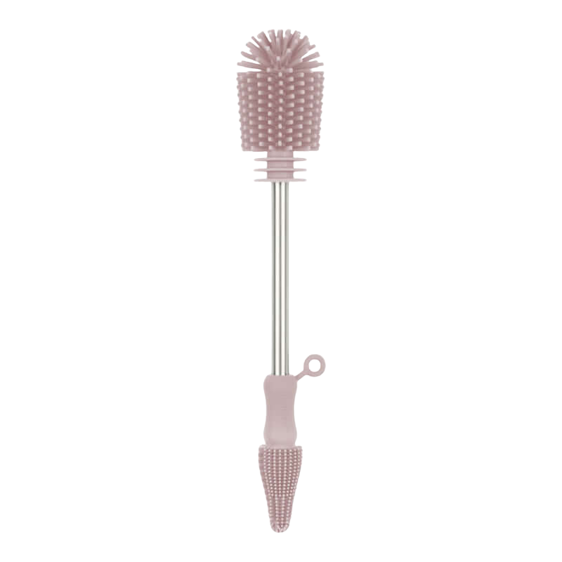 Haakaa Double-Ended Silicone Brush - Blush