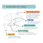 Kit & Kin Eco Nappies Size 6 (14 kg+) - 24pcs