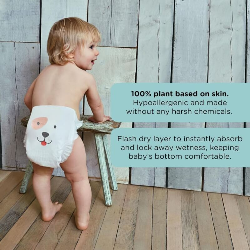 Kit & Kin Eco Nappies Size 6 (14 kg+) - 24pcs